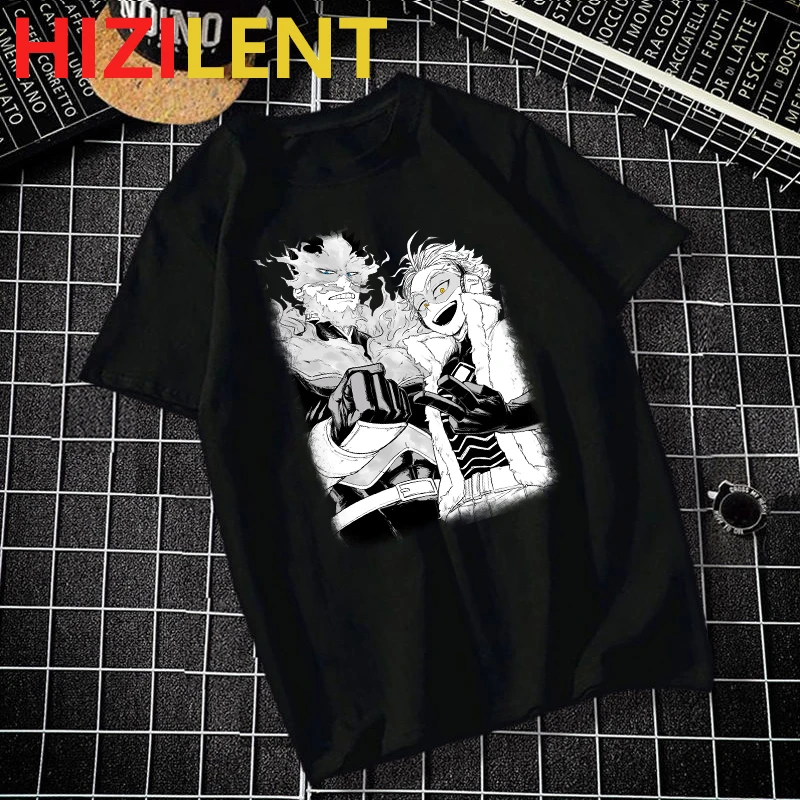 My hero Академии аниме harajuku для мужчин футболка Орел манга японский уличная мода в