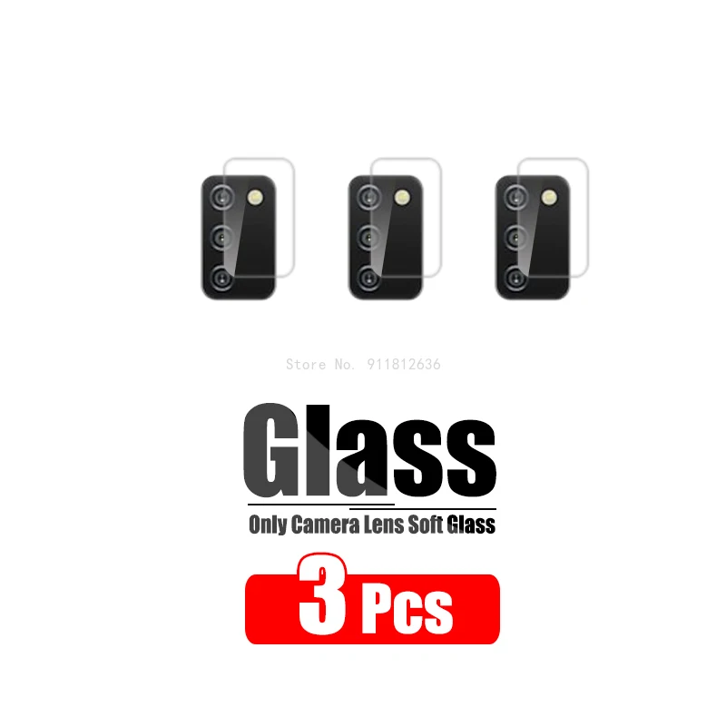

3 Pcs Camera Protective Glass For Samsung A02S A21S A22 A12 Camera Protector For Samsung Galaxy A03S A03 A31 A32 5G A02 A21 Film