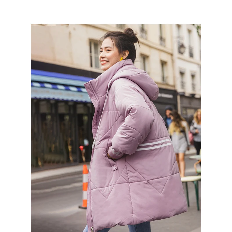 INMAN 2019 зимнее Новое поступление повседневное пальто с капюшоном и