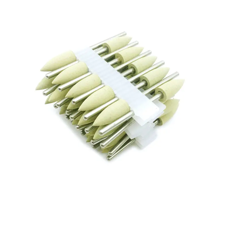 50 шт. желтая силиконовая резина для полировки полировщик измельчители и сверлами