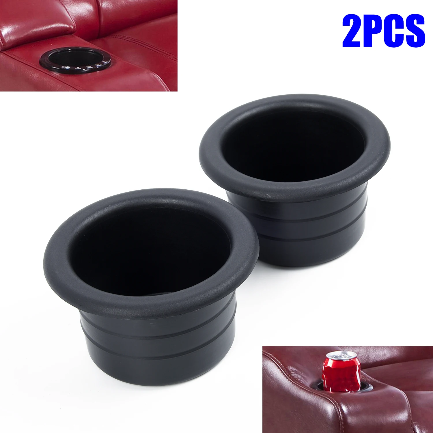 

Recessed Car Cup Holder Drinks Replacement RV Interior Accessory Plastic