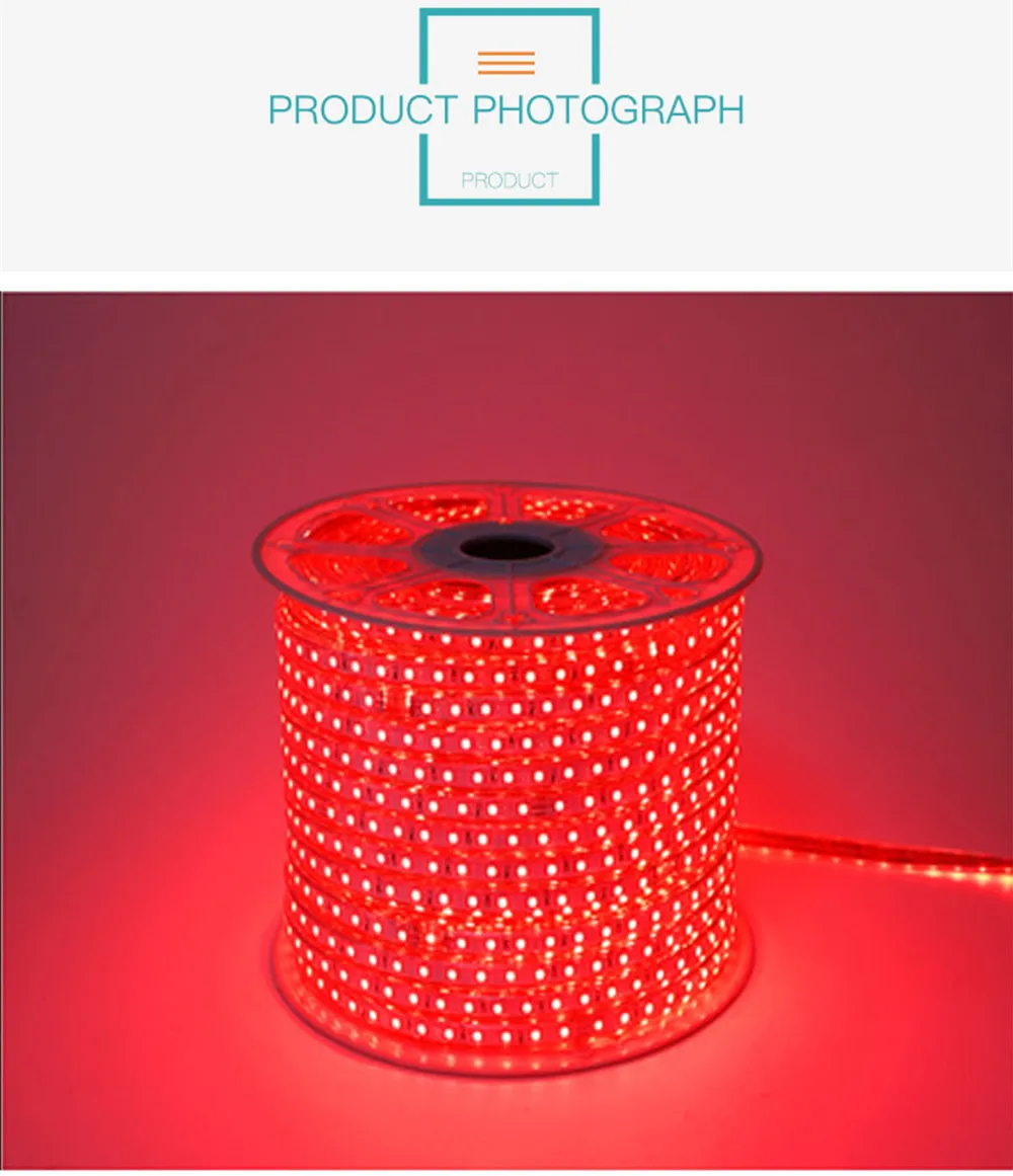 220V Светодиодные ленты светильник RGB SMD 5050 лента с помощью приложения на телефоне и дистанционное управление Водонепроницаемый гибкий неоновый светодиодный светильник s на открытом воздухе украшения комнаты лампа