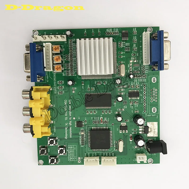 GBS 8200 видеоконвертер CGA/EGA/YUV/RGB в VGA аркадный Jamma игровой монитор на один/два