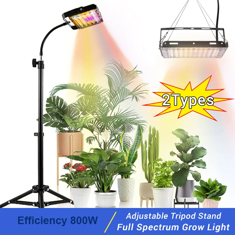 

Светодиодная фитолампа для выращивания растений, 220 В, 110 В, 800 Вт