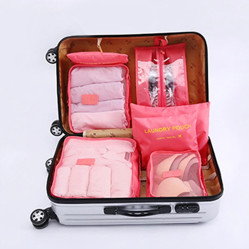 7 шт. дорожная сумка для хранения багажа органайзер одежды | Дом и сад