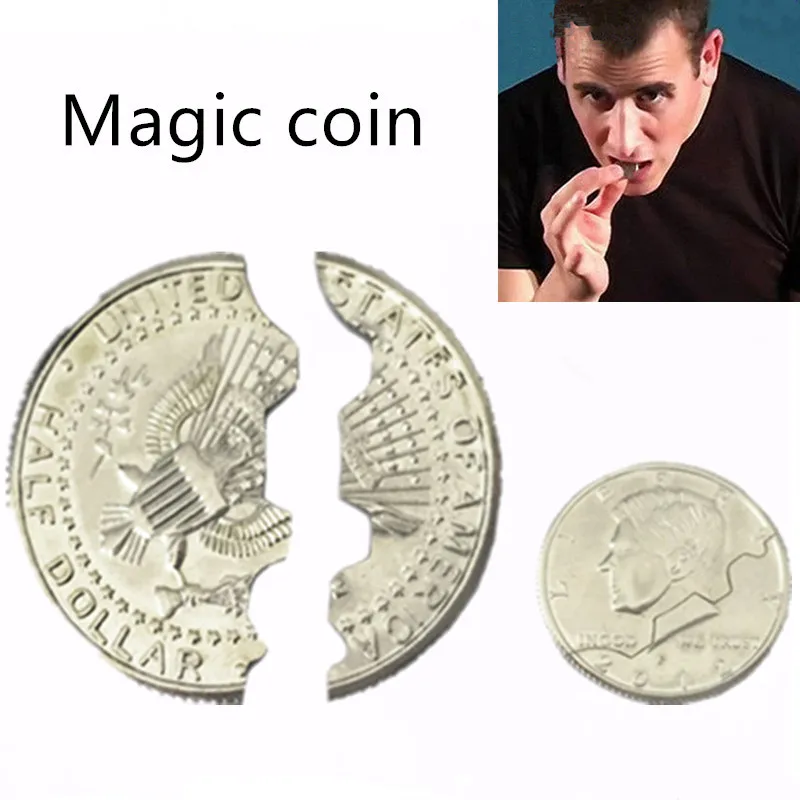 Волшебные монеты и бумажные восстанавливаемая иллюзия монета для магических шоу