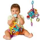 Игрушка детская развивающая плюшевая, на возраст 0-24 месяца