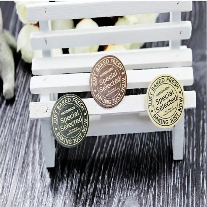 16 шт./компл. Уплотнительная наклейка для конфет коробок печенья подарочная