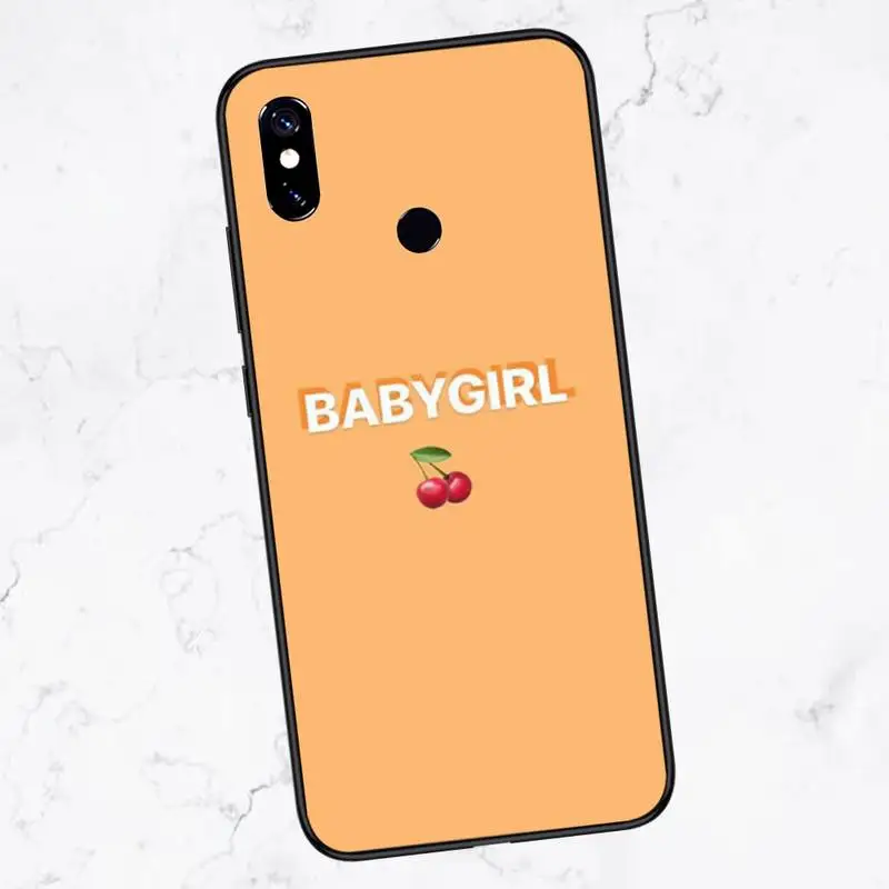 

BABY Babe Babygirl Phone Case For Xiaomi Redmi 7 8 9t a3Pro 9se k20 mi8 max3 lite 9 note 9s 10 pro