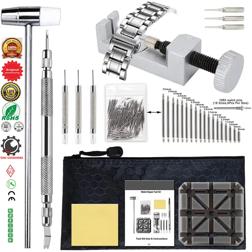 

Watch Band Tool Kit - Watch Link Remover, Spring Bar Tool Set for Watch Repair and Watch Band Replacement