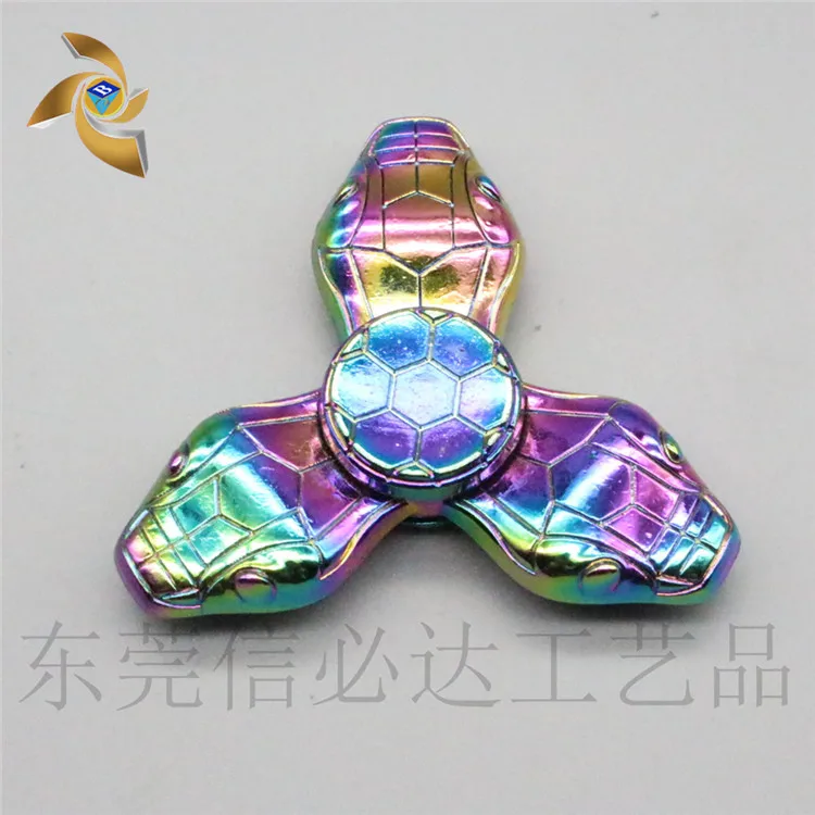 Цветной Ручной Спиннер игрушки для снижения давления металлический пальцев