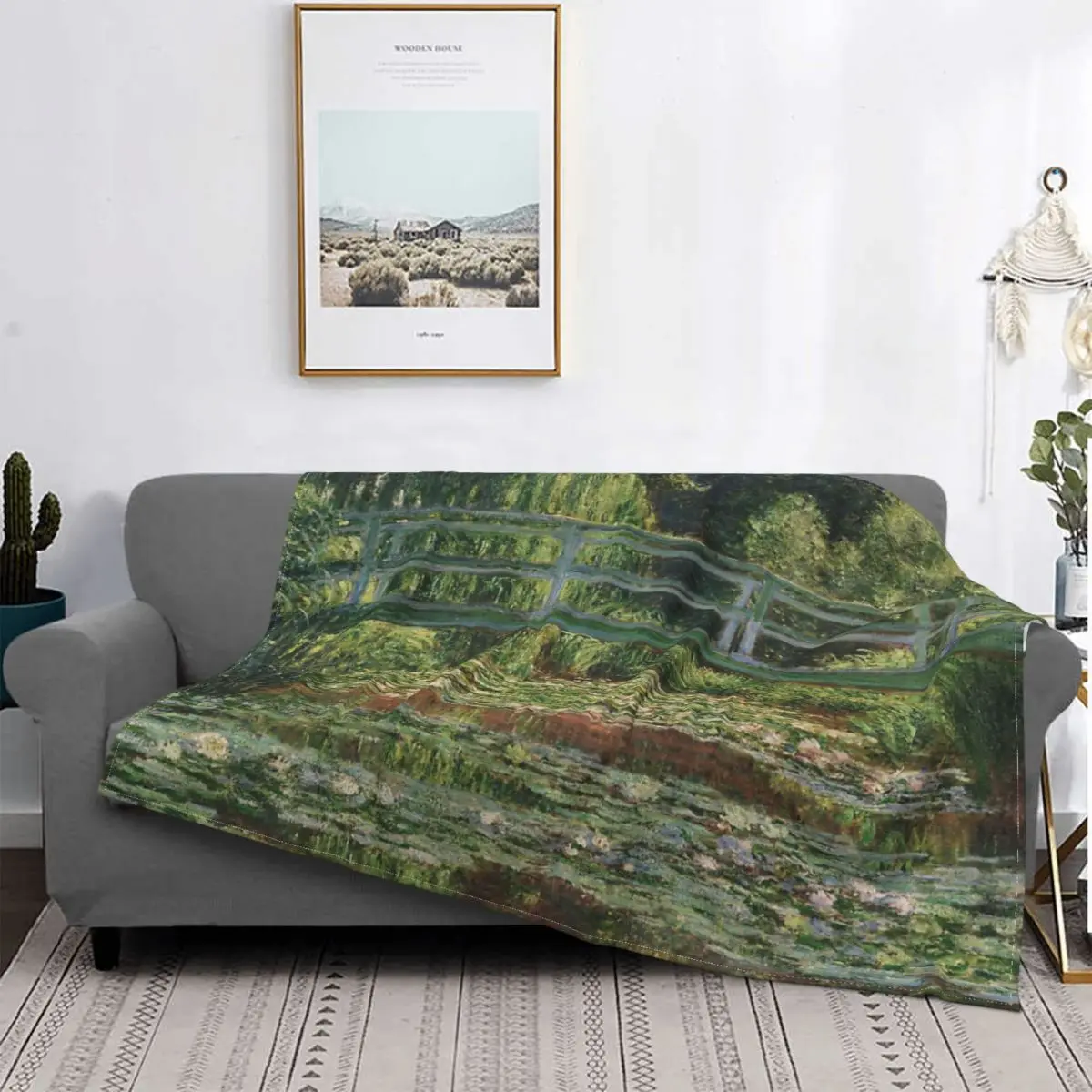 

Manta a cuadros para cama, colcha de forro polar, manta japonesa