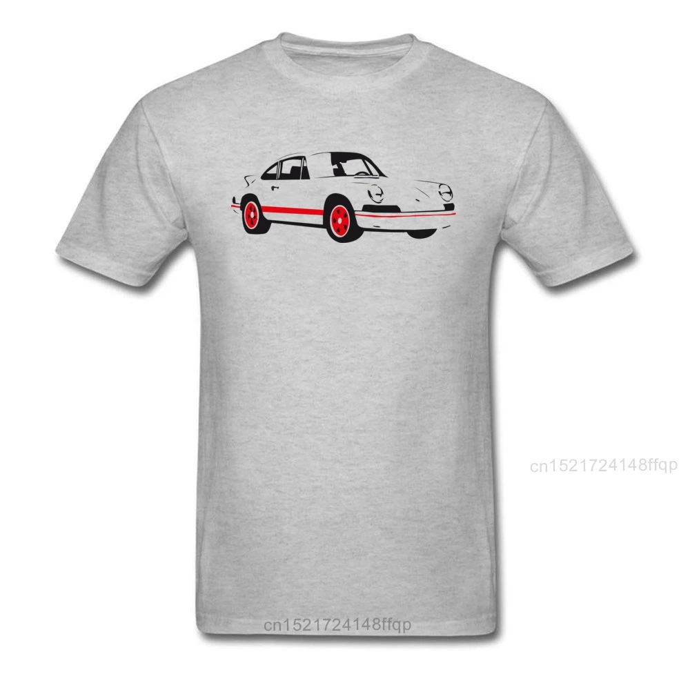2018 простая Стильная мужская футболка с принтом машины белая летние хлопковые