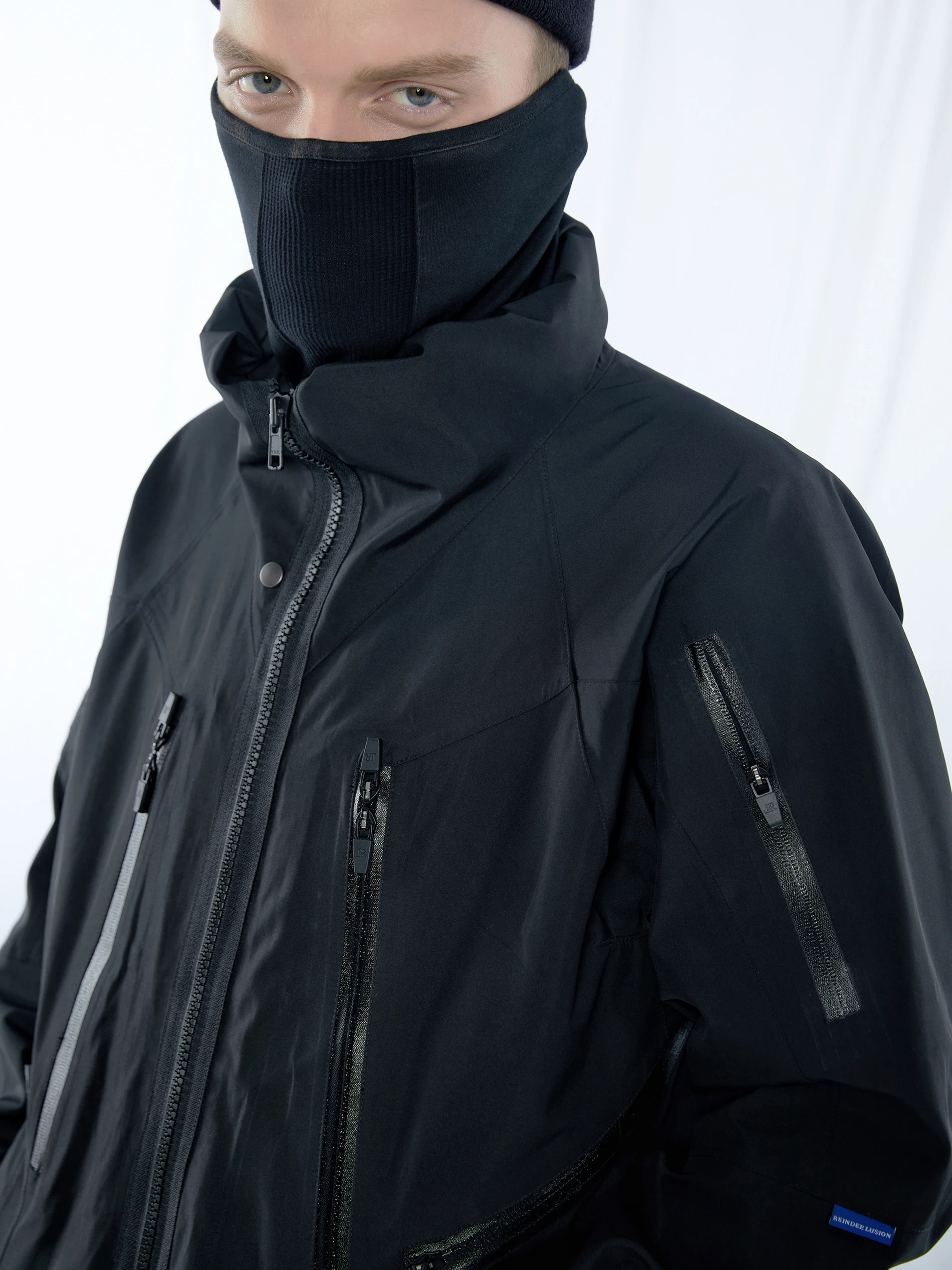Оленя люзия твердая оболочка водонепроницаемая куртка arm molle techwear наружная