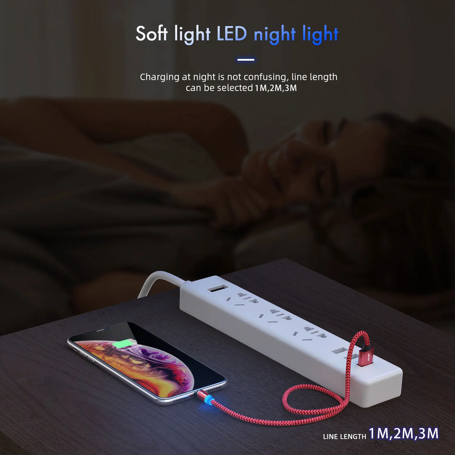 Usb-кабель USLION для быстрой зарядки Магнитный usb-кабель iPhone Type C зарядный кабель Xiaomi