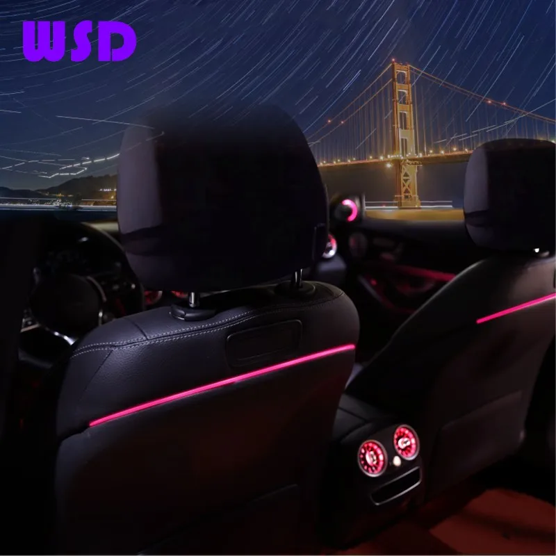 

Светодиодный окружающей среды светильник для Mercedes-Benz W205 X253 сиденье светильник, спинка светильник бар, 3/64 цвет заднего сиденья светильник, о...