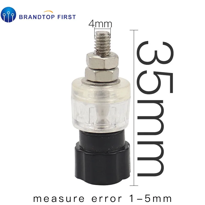 Фонарь типа банан 4 мм красный и черный|Соединители| |