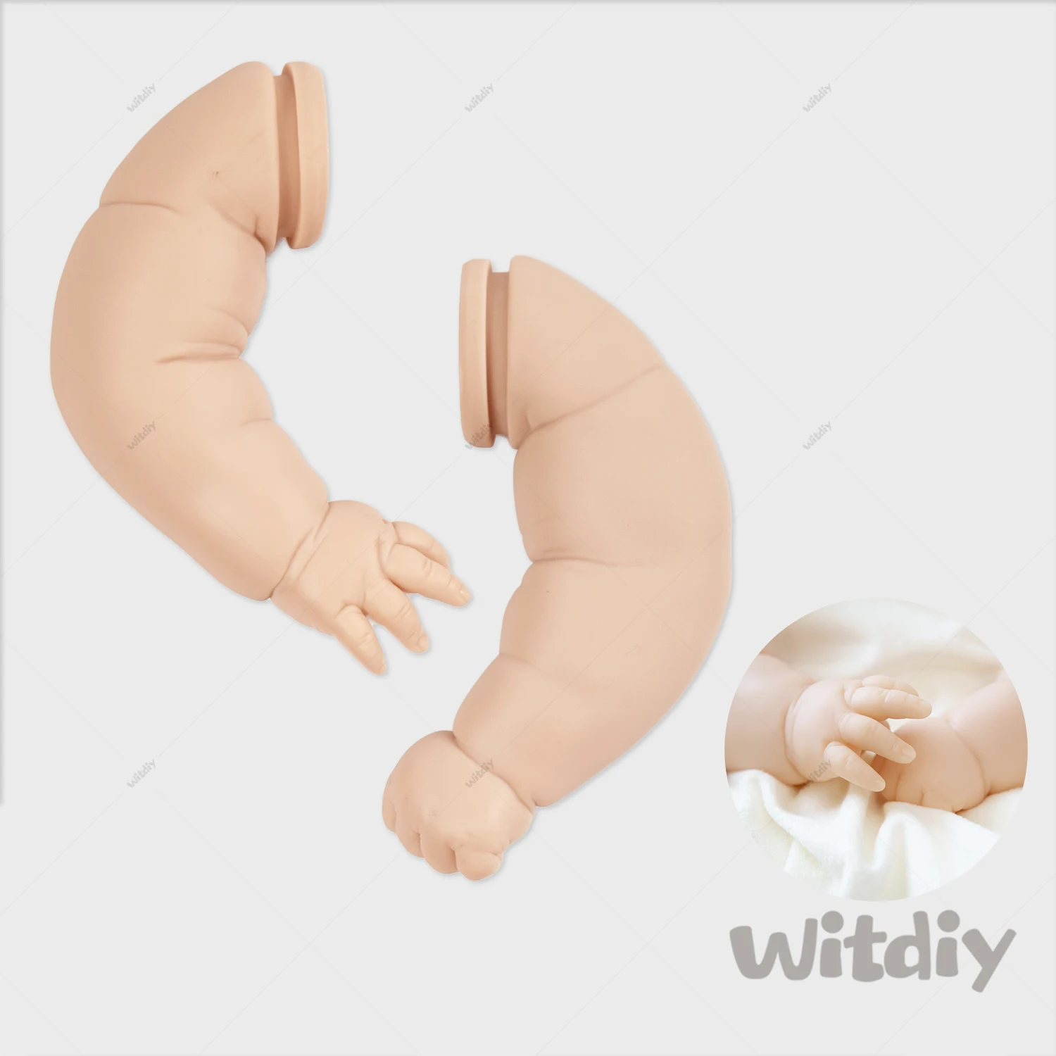 

Witdiy Joseph/Eyes open 61CM Reborn baby doll kit Unpainted reborn kit Lifelike kit Reborn Dolls kit blank parts
