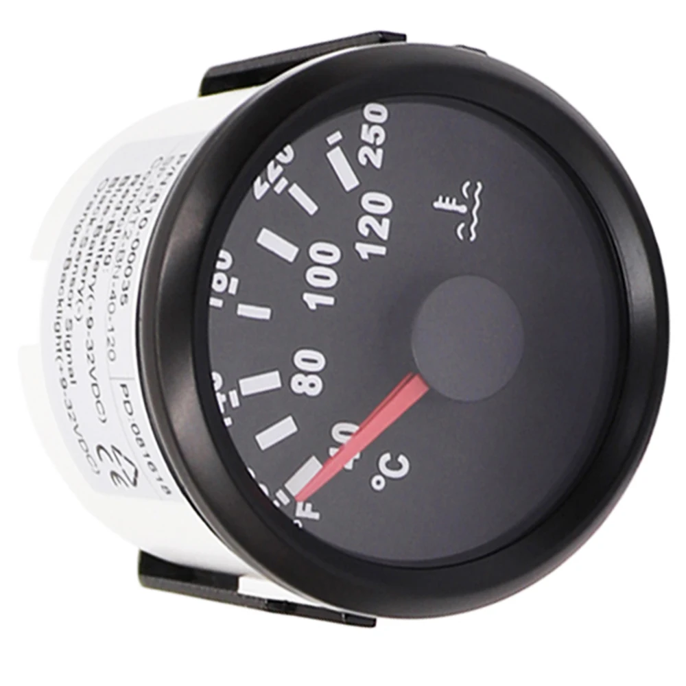 Измеритель температуры воды для морского двигателя белый измеритель 2 дюйма 52 мм