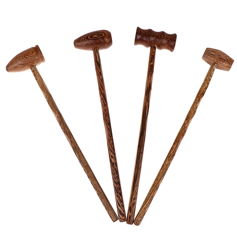 

1Pcs Wooden Massage Hammer Body Stress Relax Massager Stick Fitness Hammer