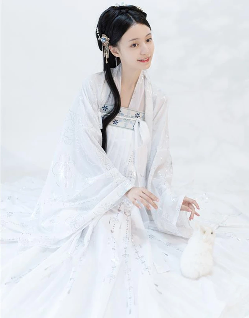 Ewha Rain оригинальный Hanfu Женский студенческий Повседневный супер костюм сказочной