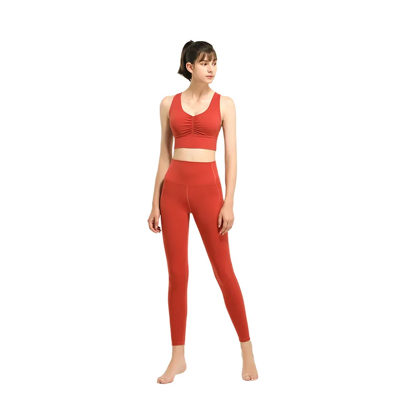 

Shockproof Cross Straps Running Gym Sport Bras Sport Top Women Widen Hem Push Up Workout Fitness Yoga Crop Tops Brassiere