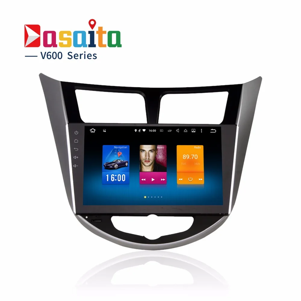 9 &quotВосьмиядерный Android 8 0 Автомобильный gps для hyundai Verna Solaris I25 автомобильный Радио 1