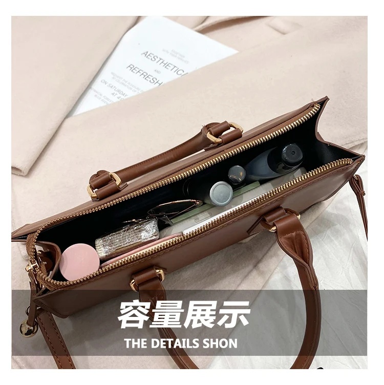 

2021 Brand New Fashion Women Tote Bag High Quality Pu Leather Handbag Solid Shoulder Messenger Crossbody Bags Vintage Pillow Bag