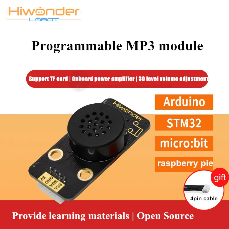 Lobot программируемый MP3 модуль датчик воспроизведения музыки поддерживает TF