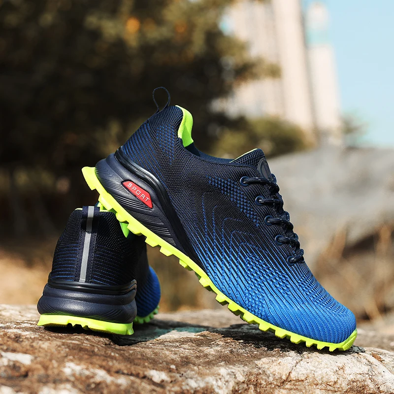 

New Mesh Breathable Hiking Shoes Size 39-50 Mens Sneakers Outdoor Trail Trekking Mountain Climbing Sports Shoes For Male Summer
