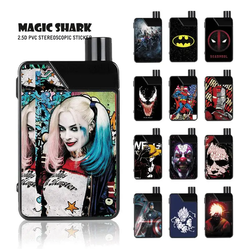 Волшебная Акула Железный человек Бэтмен Dragon Ball Джокер яд Дэдпул стерео 3 м ПВХ