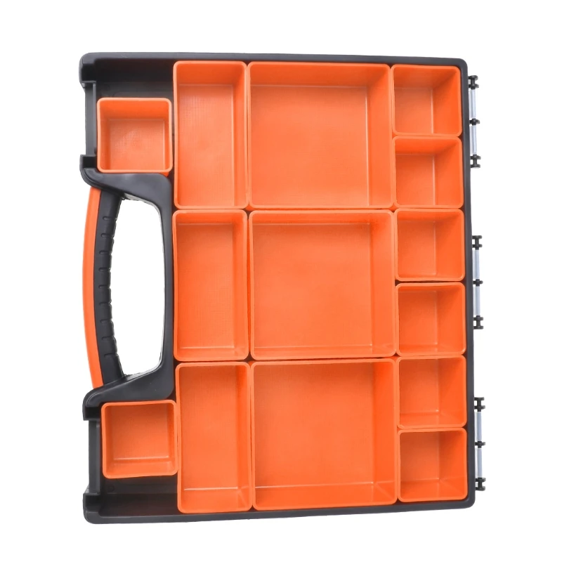 

Portable Carry Tool Storage Case Spanner Screw Parts Hardware Organizer Box New WXTC