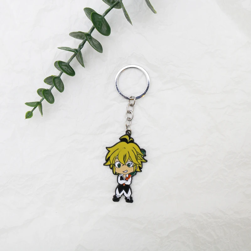 Брелок для ключей Семь смертных грехов мультяшный аниме Nanatsu no Taizai Meliodas подвеска