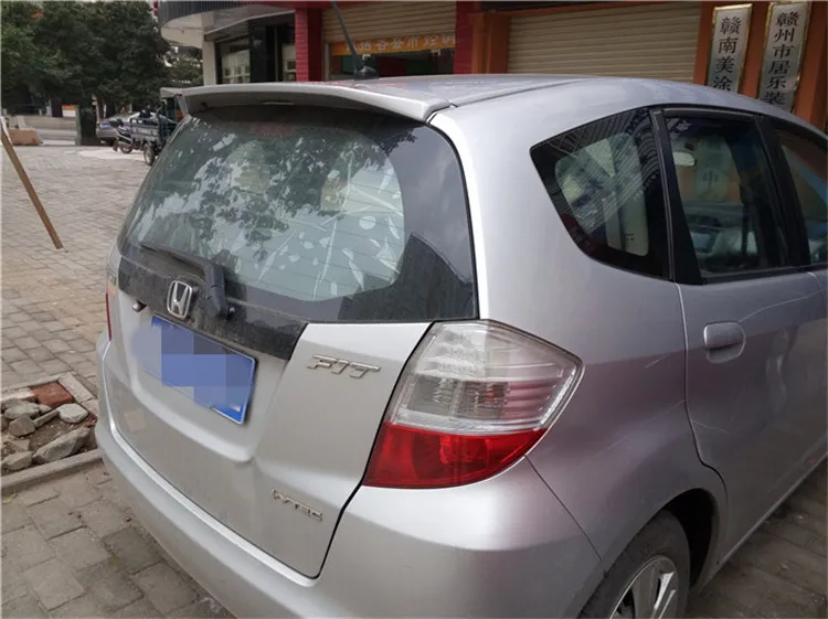 For HONDA FIT Spoiler 2008-2013 jazz spoiler High Quality ABS Material Car Rear Wing Primer Color | Автомобили и мотоциклы