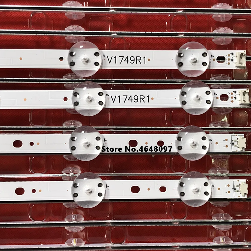 20 шт./лот светодиодный полосы для LG 49UV340C 49UJ6565 49UJ670V V17 49 R1 L1 ART3 2862 2863 6916L-2862A 6916L-2863A |