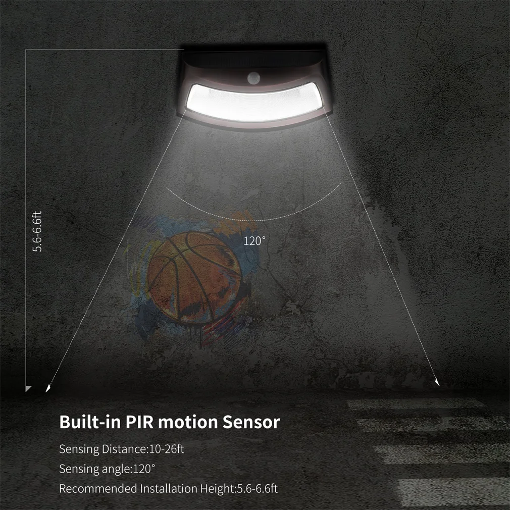 

2pcs Body PIR Sensor Solar Power Light Outdoor Smiling Wall Lights Security Step Light Night Lamps AUTO OFF for Garden Doorway