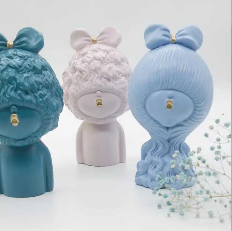 Современный милый персонаж девушки полимерные украшения художественная книжная