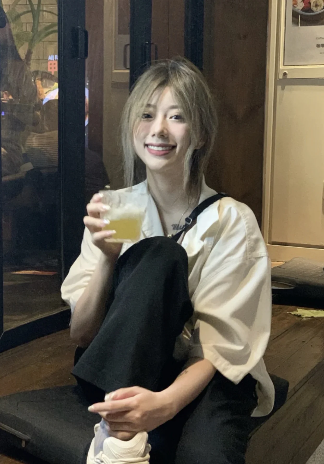 Рубашка женская свободная с коротким рукавом белая | Женская одежда