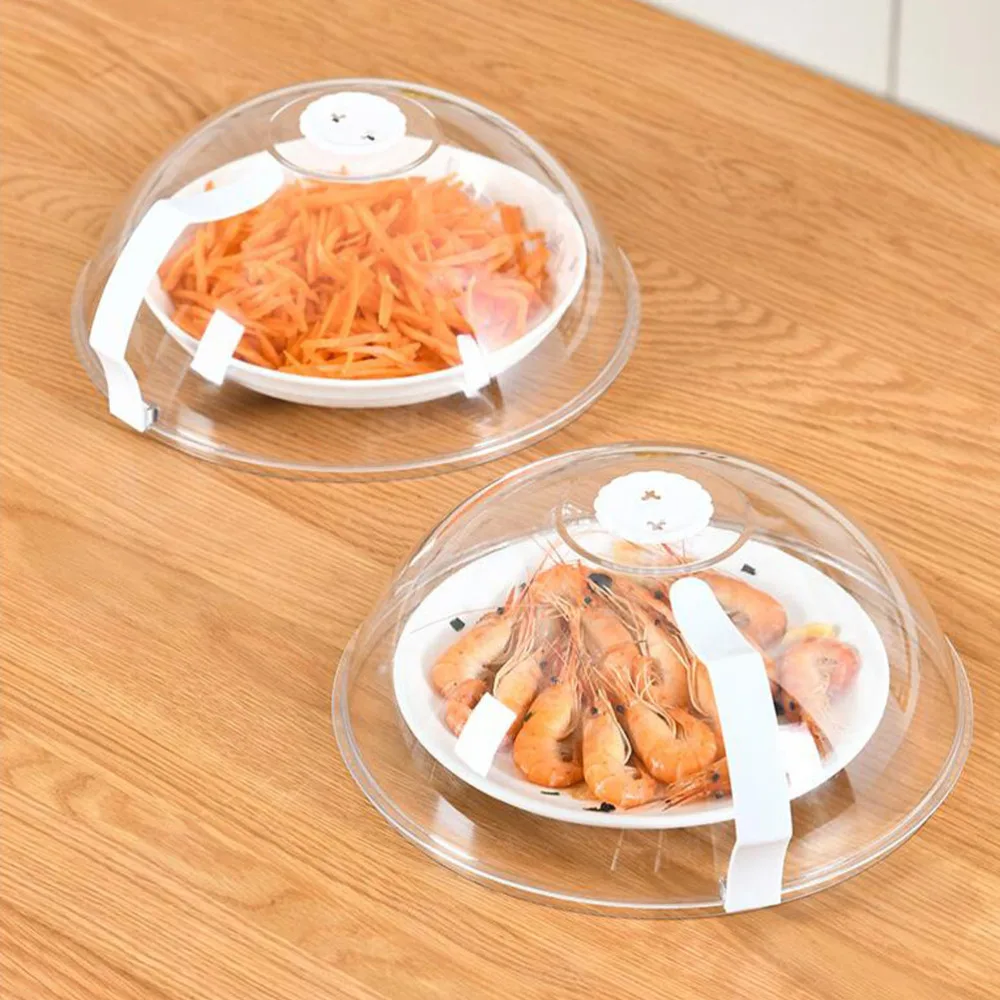 

1PC Special Food Cover Dishes Cover Miicrowave Oven Lid (Transparent)
