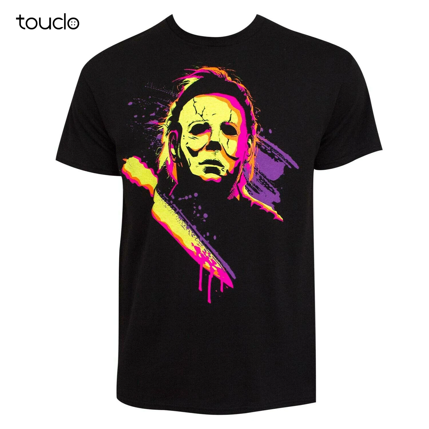

Neon Michael Myers Halloween T-Shirt dress shirts for men