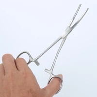 18cm 7 fly fishing locking elbow scissors pliers hemostat fishing decoupling stainless steel forceps
