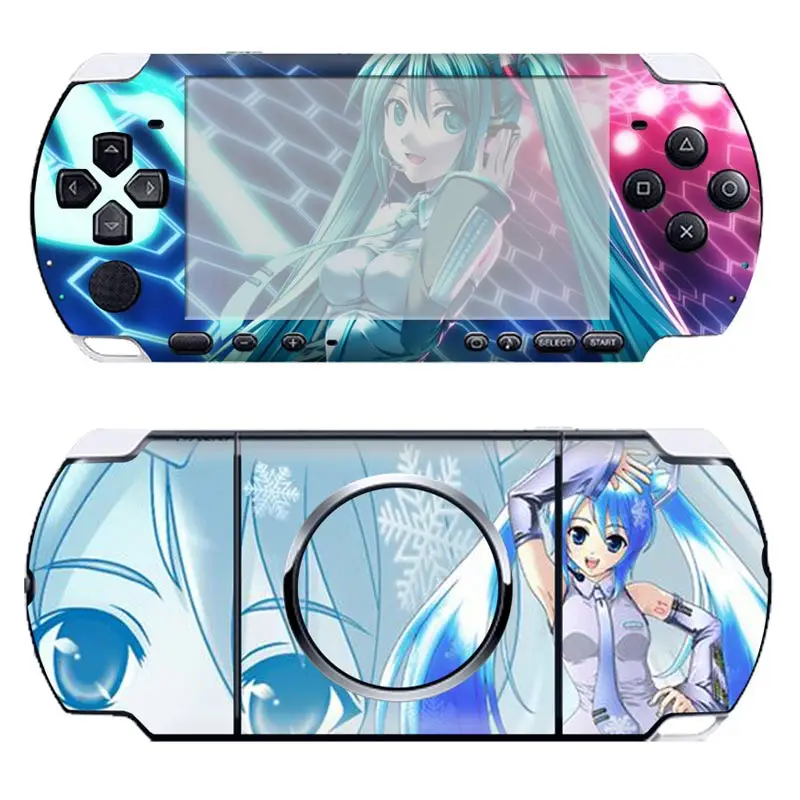 С рисунком героев из мультфильма для ps p 3000 наклейка на консоль p3000 переводная