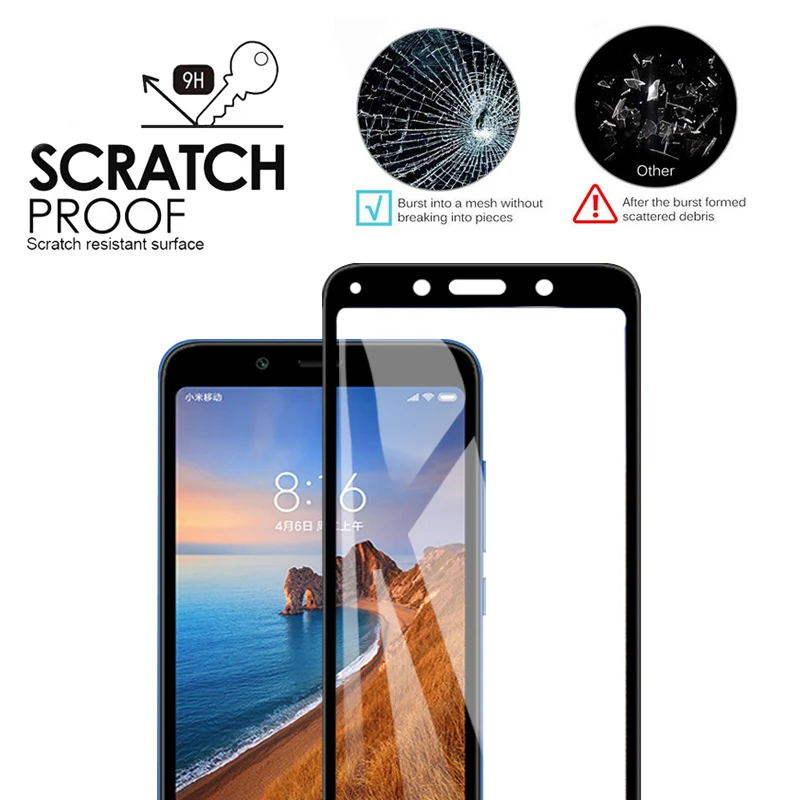2 шт. Защитное стекло для Xiao mi Red 7A A7 Защитная пленка экрана Redme Re 7 A Xia 7a Xio
