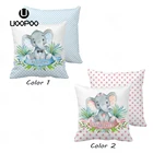 Заказная детская наволочка с милым принтом слона, наволочка для детской комнаты, полиэстерхолщовая Подушка Чехол