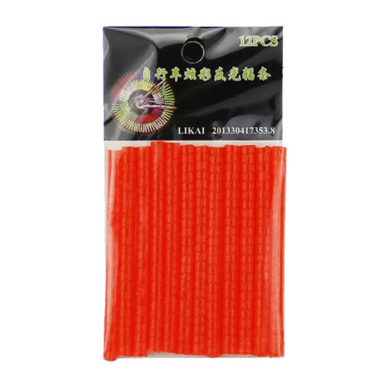 12 шт. велосипедный светильник обод колеса спиц зажим пробки безопасности