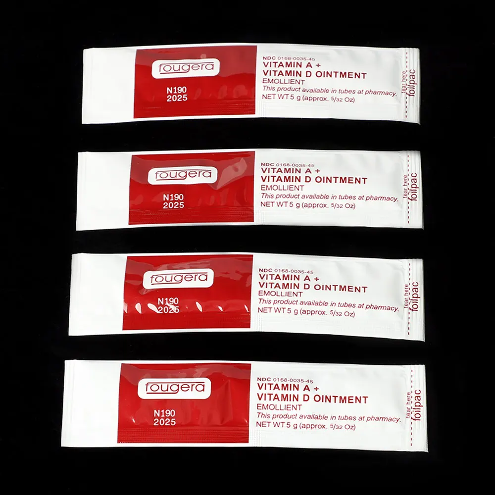 

JSCOLOUR 100Pcs Fougera Vitamin Ointment Tattoo Care Supplies Tattoo Recovery Cream Vitamin A&D Top Tattoo Repairing Cream