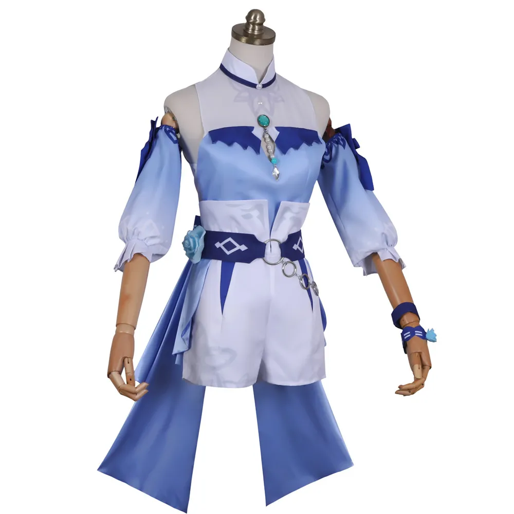 

Костюм для косплея Genshin Qin, игра Genshin Impact, сексуальное женское аниме платье, униформа для карнавала и Хэллоуина