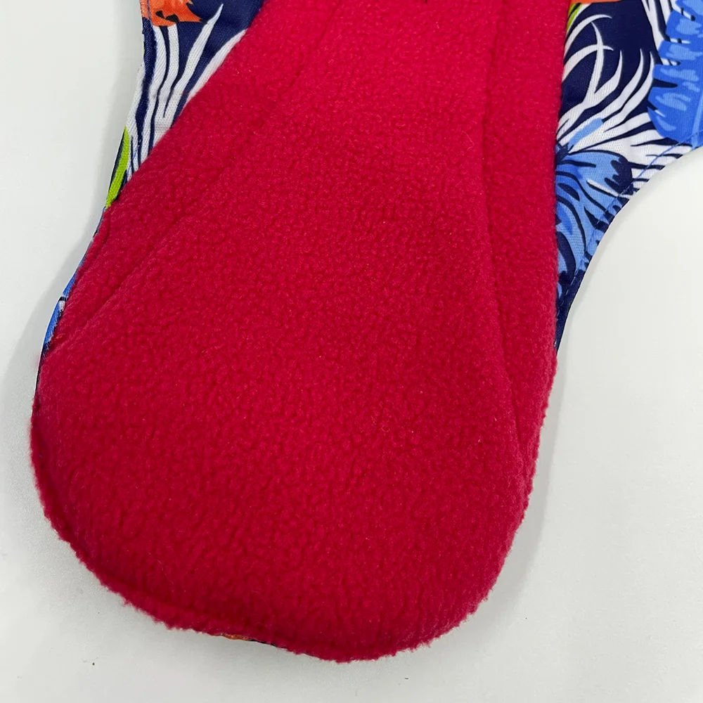 1 шт. многоразовые красного цвета из микрофлиса внутренней прокладки мягкий и