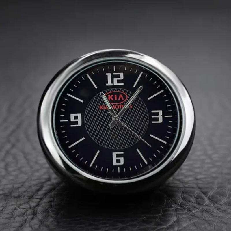 Автомобильные часы с логотипом аксессуары для украшения салона приборной панели