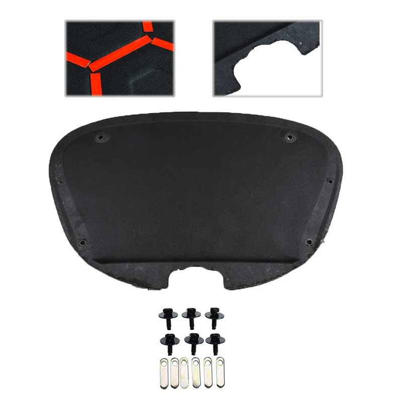 

92x63x32 см для Tesla Model 3 2017 2018 2019 Автомобильная передняя крышка двигателя экологичный звукоизолированный хлопок сменный коврик накладка